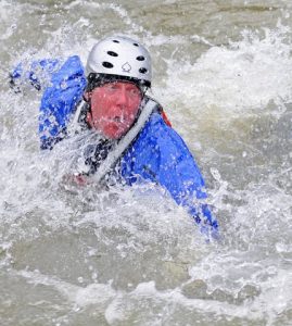 Aggressive River Rescue Swimming with Montana River Guides