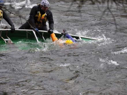 Swiftwater rescue training in Montana