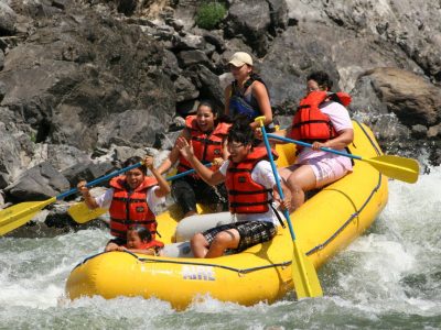 Family whitewater rafting with Montana River Guides